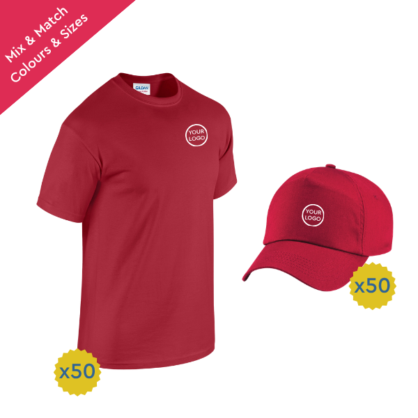 Merch Tee and Cap Super Bundle