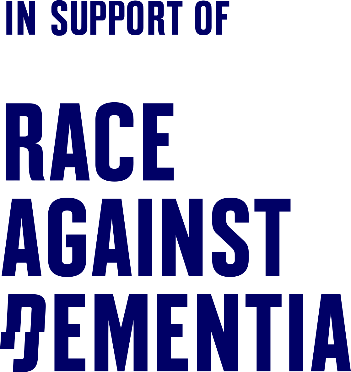 In Support of RAD [NAVY] - Sleeve Logo