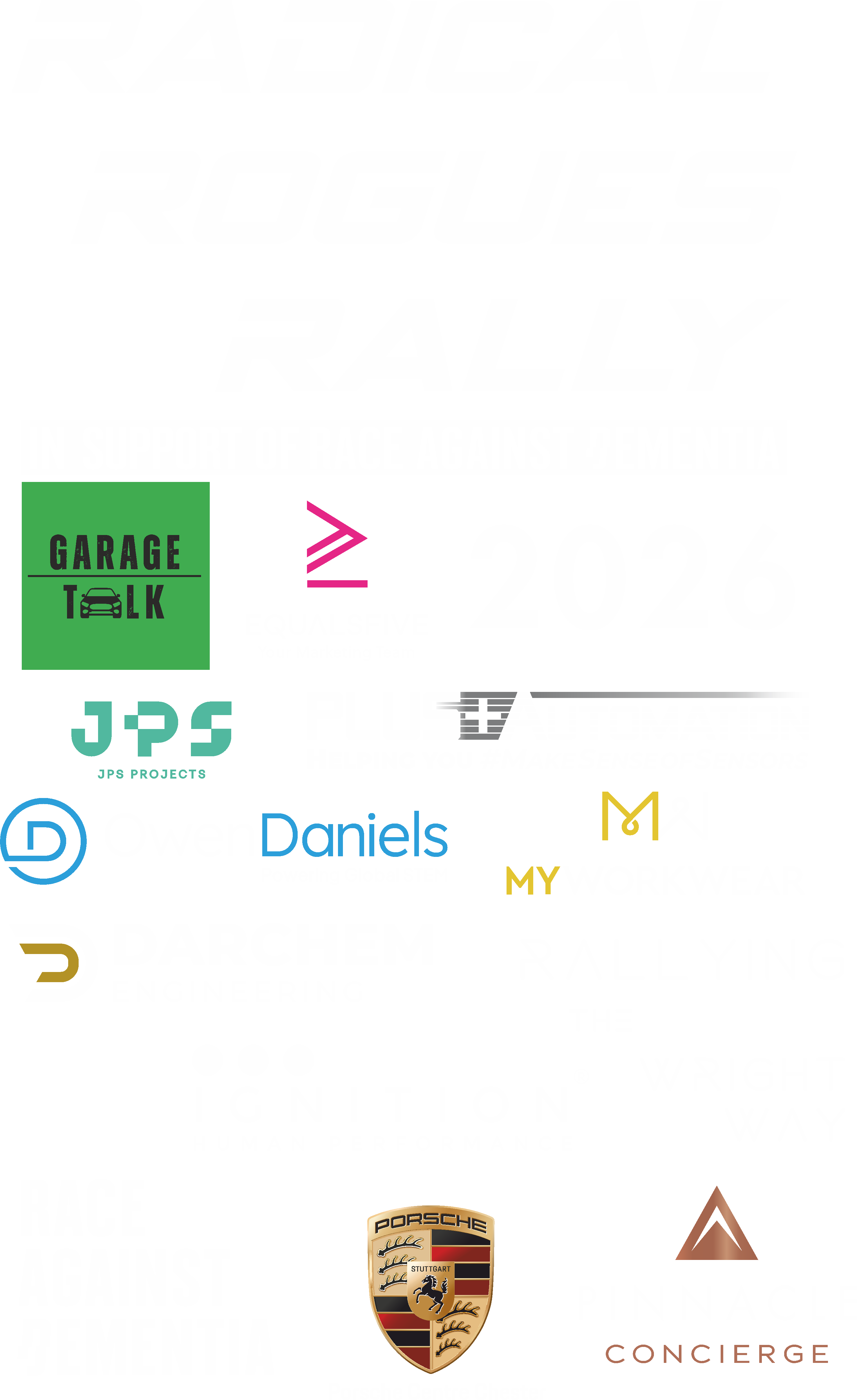 Radical Rogues [White] 2026 Sponsors XL Print