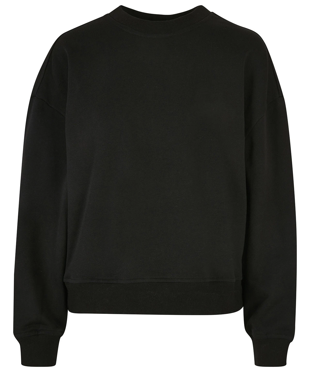 Build Your Brand Women’s oversized crew neck sweatshirt