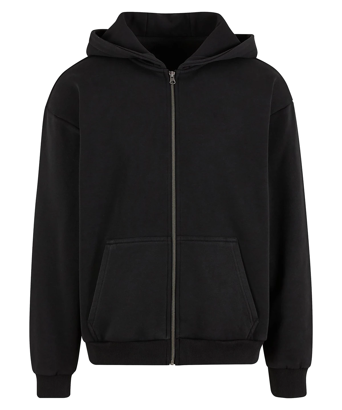 Build Your Brand Vintage heavy zip hoodie