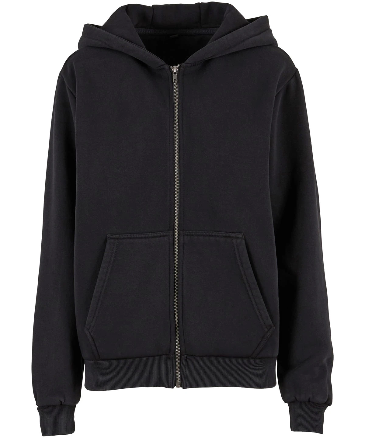 Build Your Brand Women’s vintage heavy zip hoodie