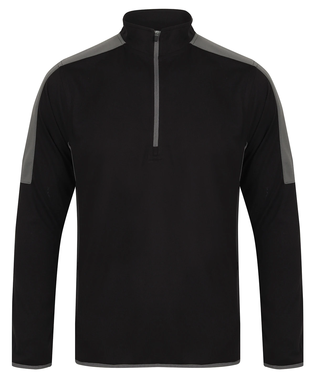 Finden + Hales ¼ zip mid-layer with contrast panelling