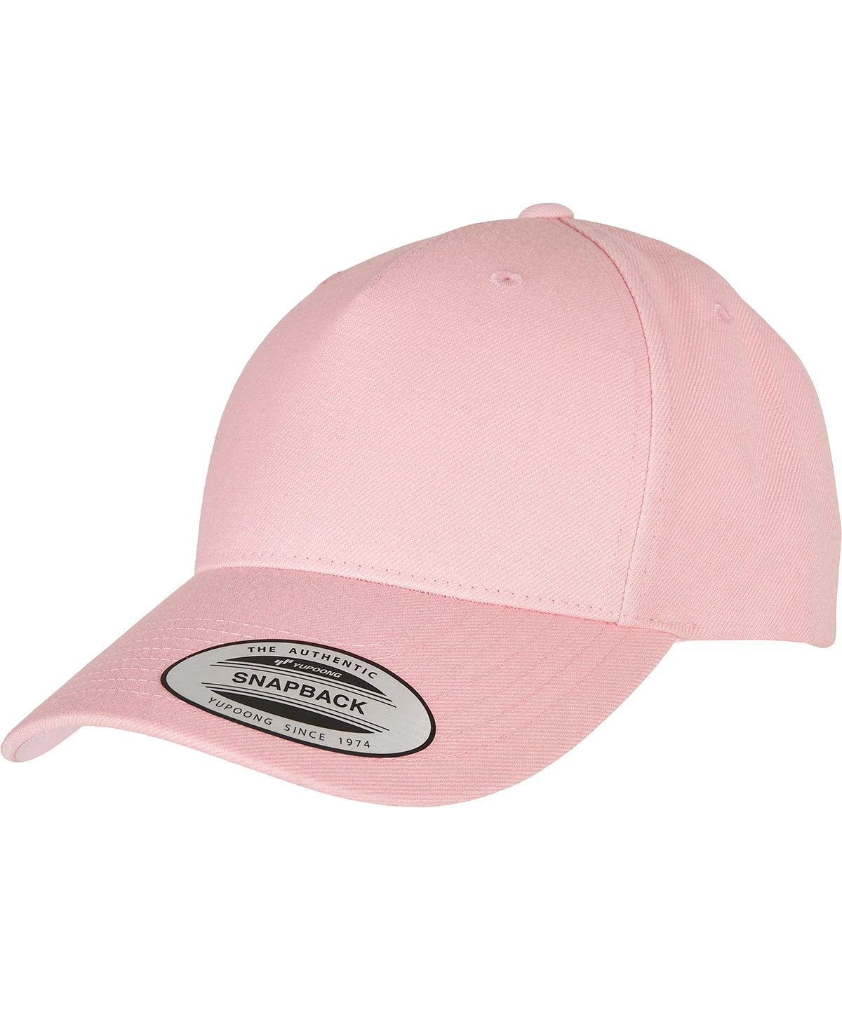 RADical Rogues 5-panel premium curved visor snapback cap YP158: Prism Pink