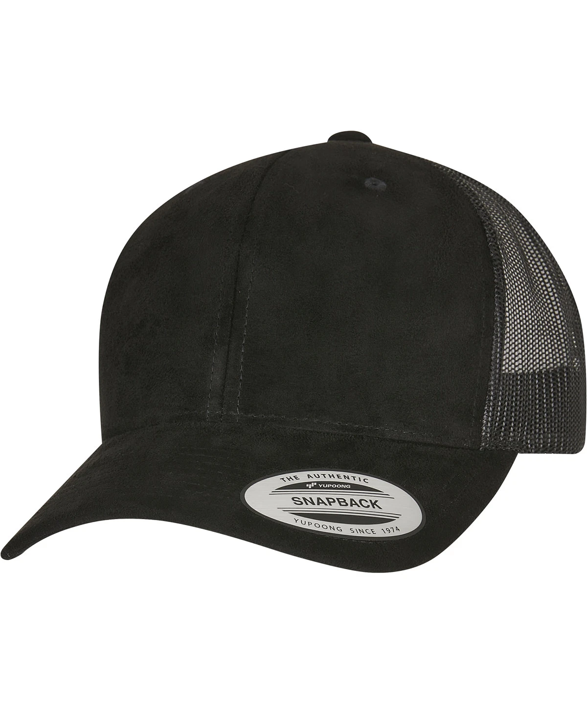 Flexfit Imitation suede leather trucker cap (6606SU)