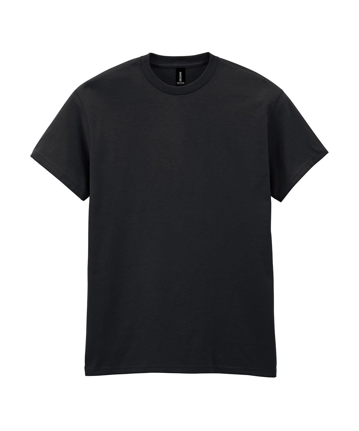 GD05 - Gildan Heavy Cotton T-Shirt: Black - Squadron Crest L/B & Text Right Sleeve