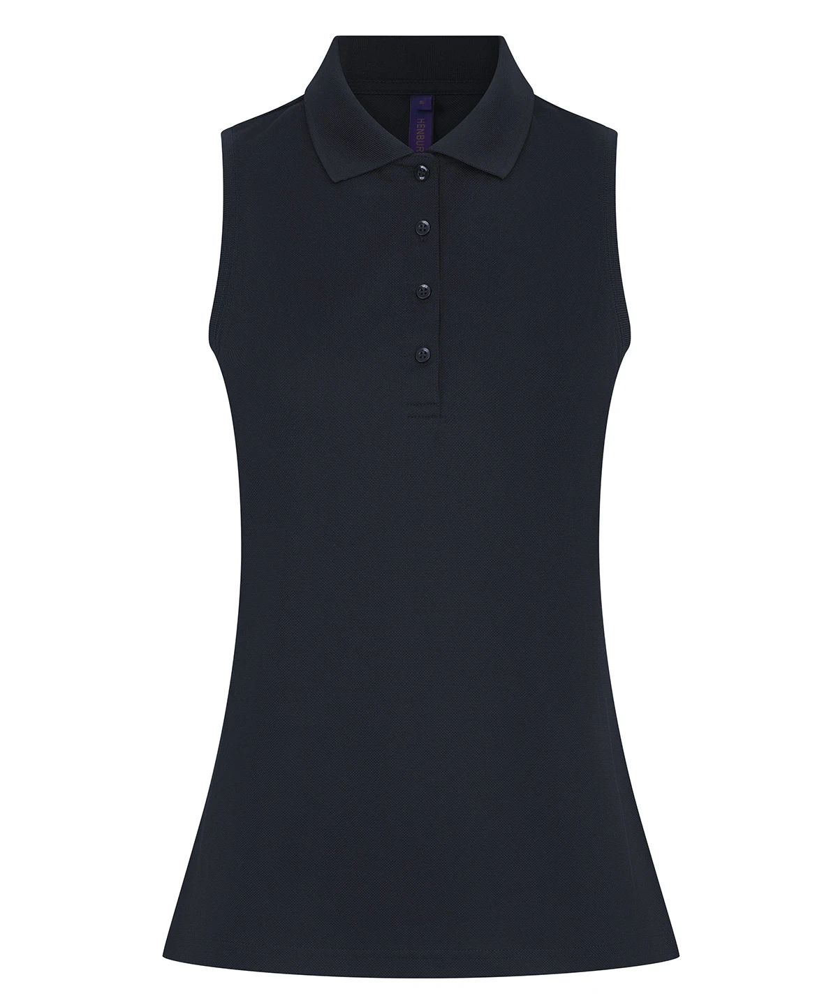 Henbury Women’s sleeveless Coolplus® polo shirt