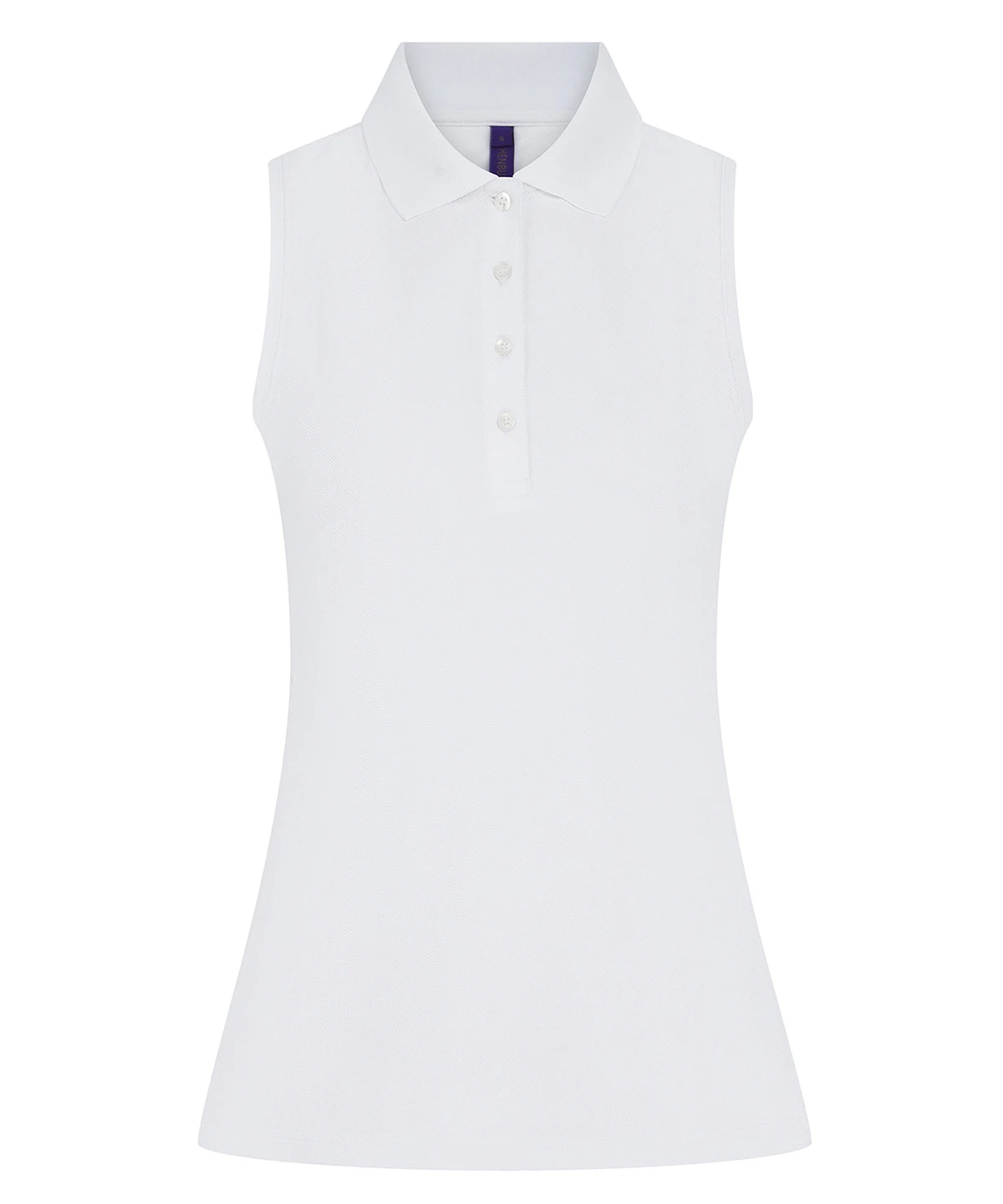 Henbury Women’s sleeveless Coolplus® polo shirt