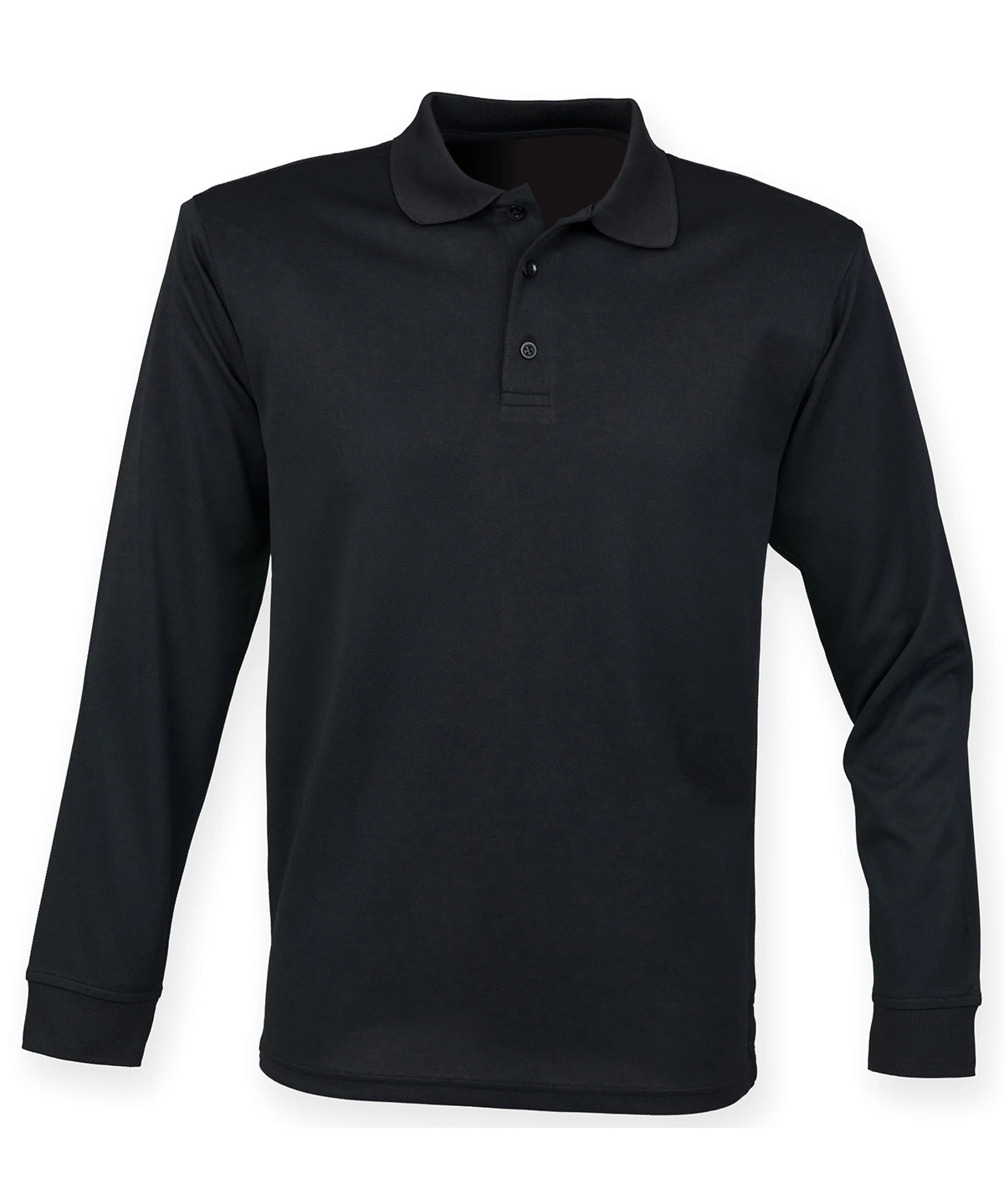 Henbury Long sleeve Coolplus® polo shirt