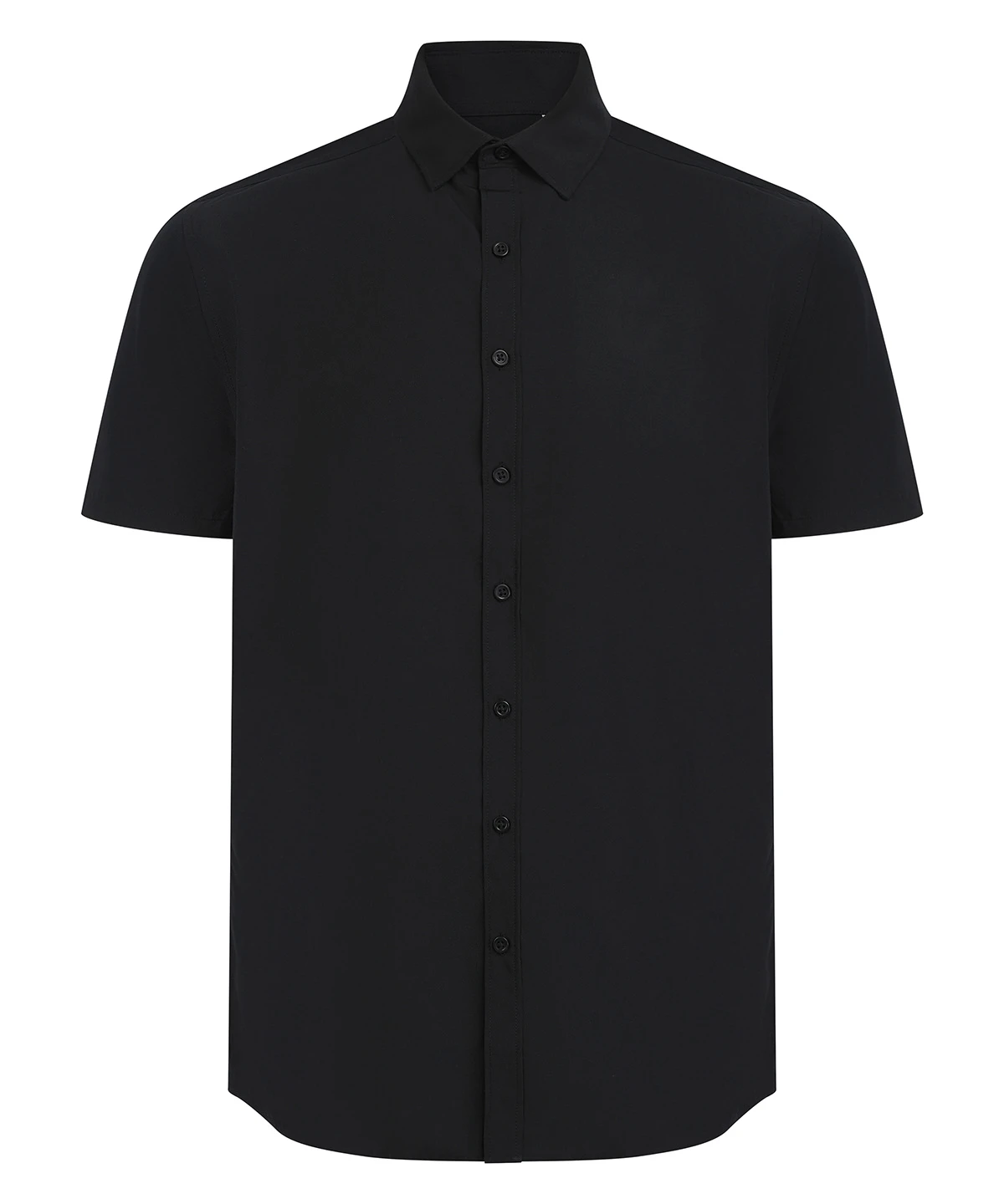 Henbury Short sleeve ‘cotton-feel’ Coolplus® shirt