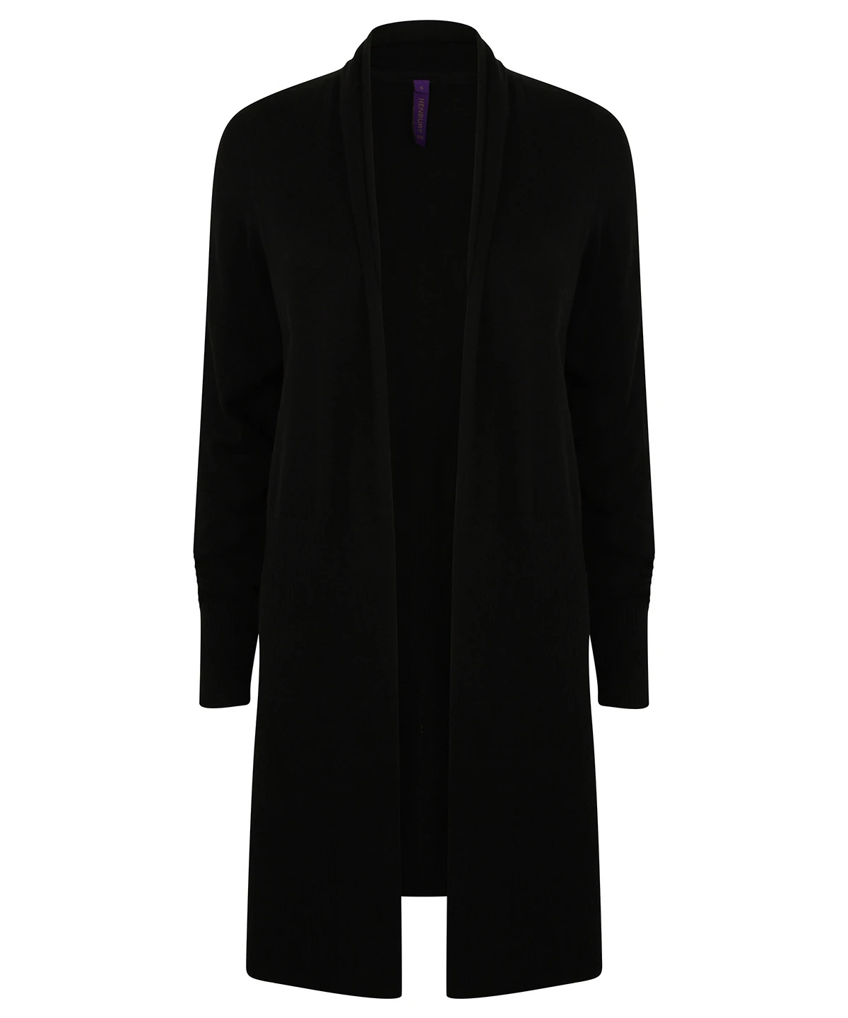Henbury Women's longline open cardigan
