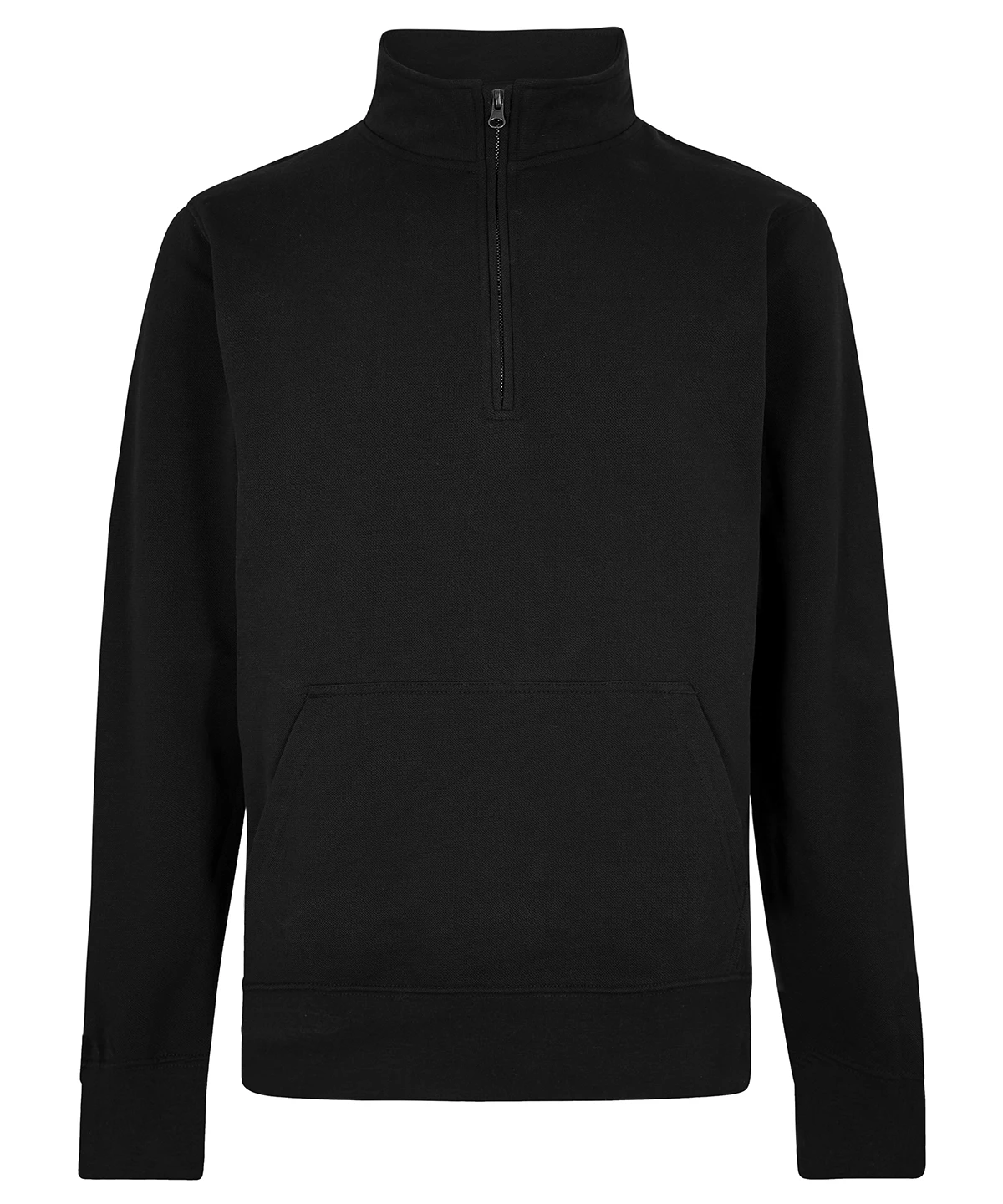 Kustom Kit Regular fit 1/4-zip piqué sweatshirt