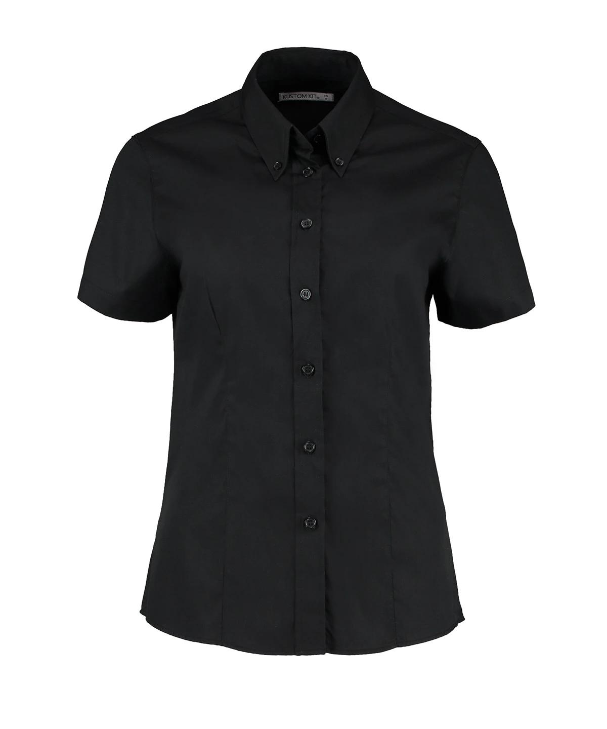 Kustom Kit Women's corporate Oxford blouse short-sleeved (tailored fit)