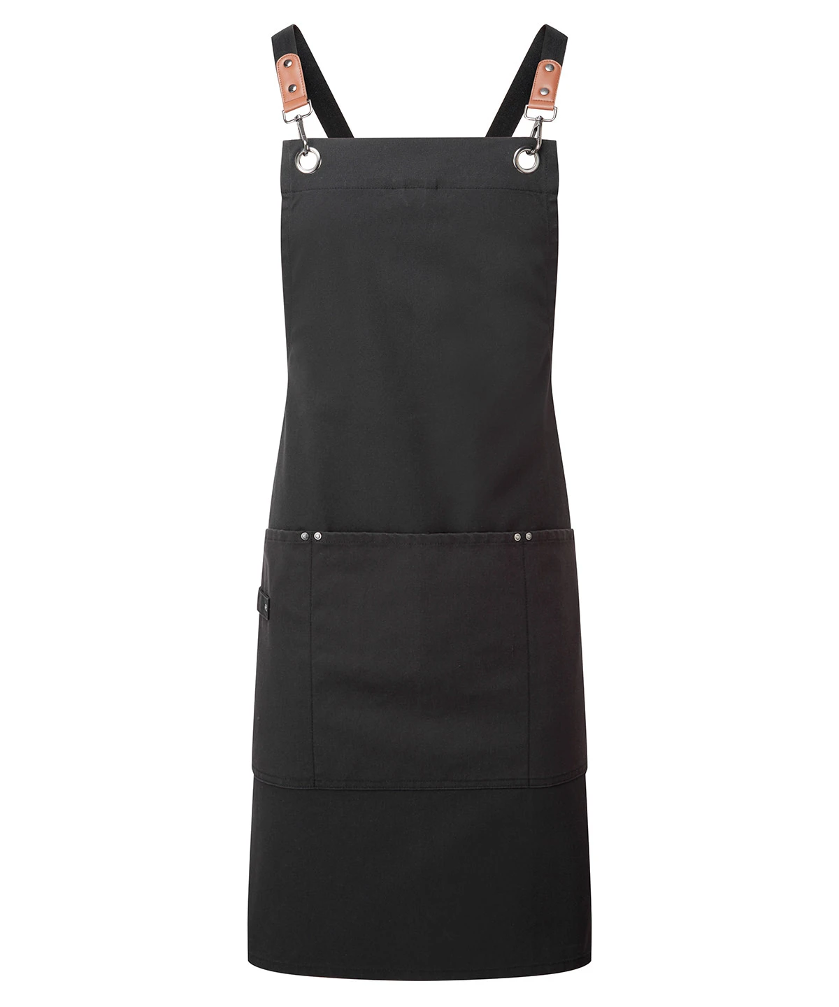 Premier Clip ‘n’ Clasp cross-back bib apron