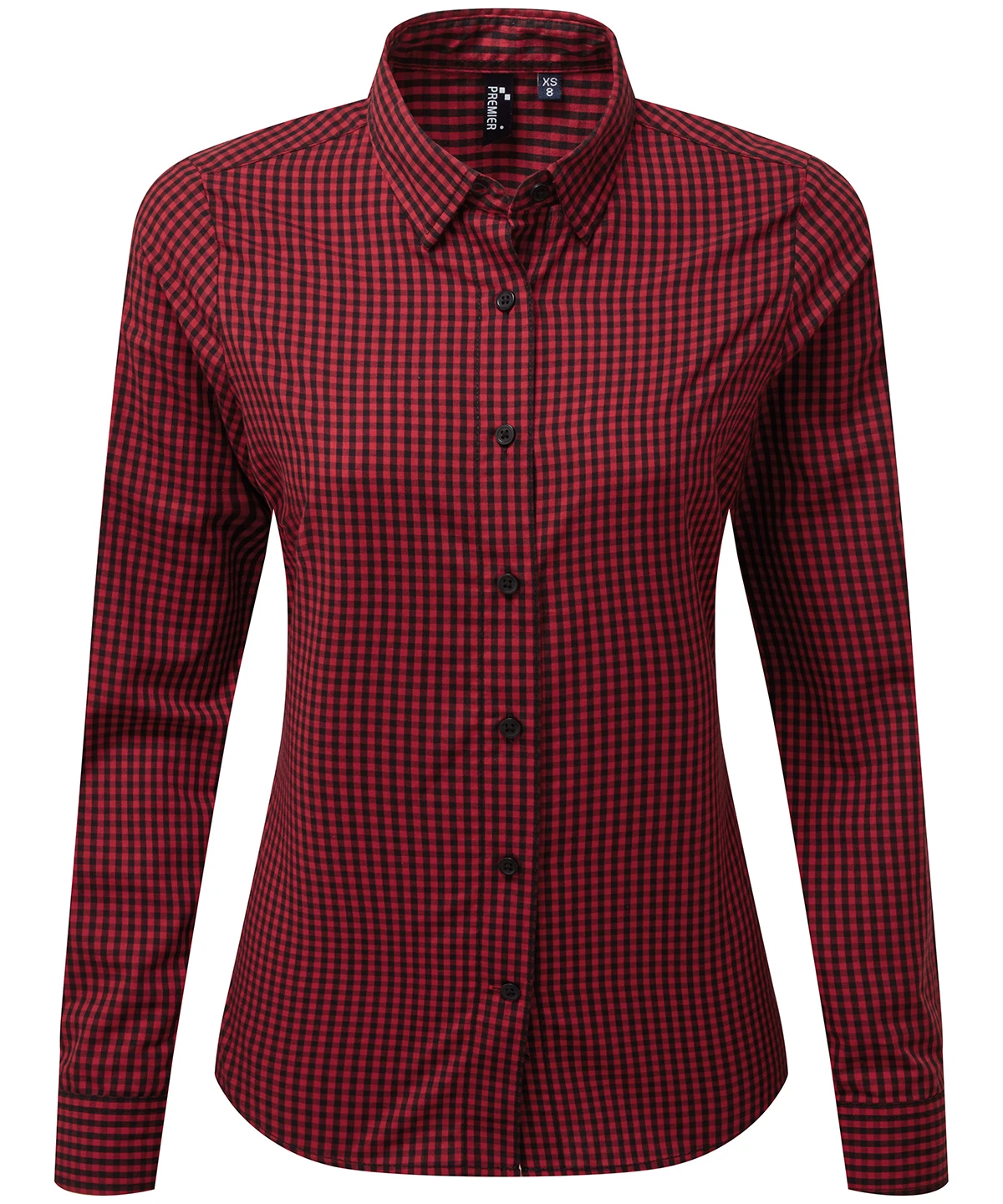 Premier Women's Maxton check long sleeve shirt