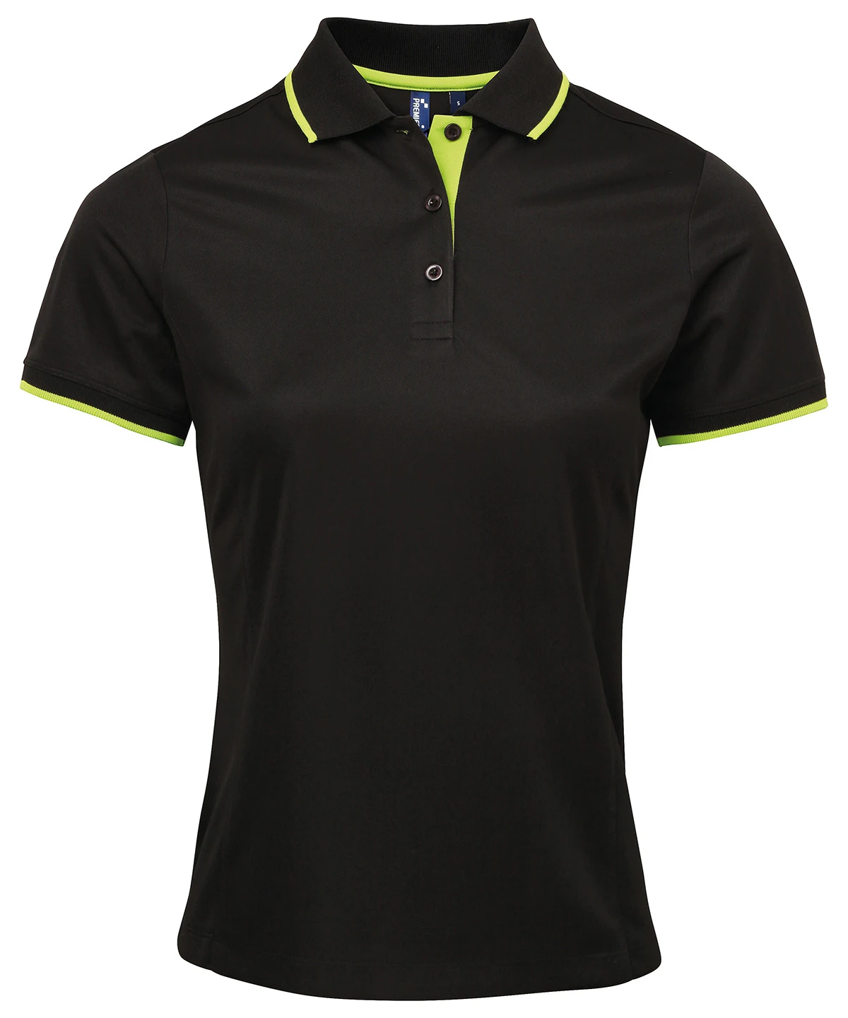 Premier Women's contrast Coolchecker® polo