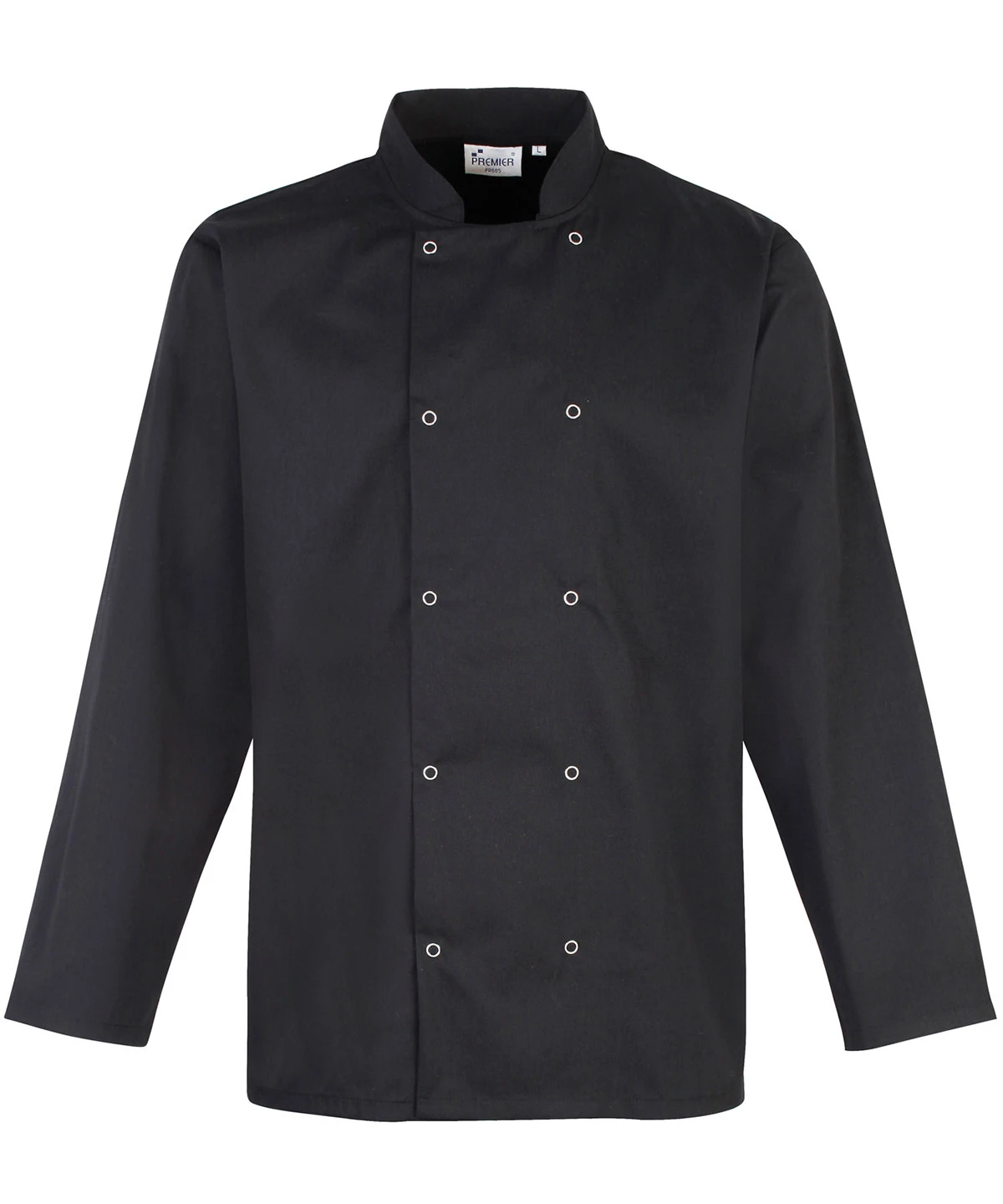 Premier Studded front long sleeve chef's jacket