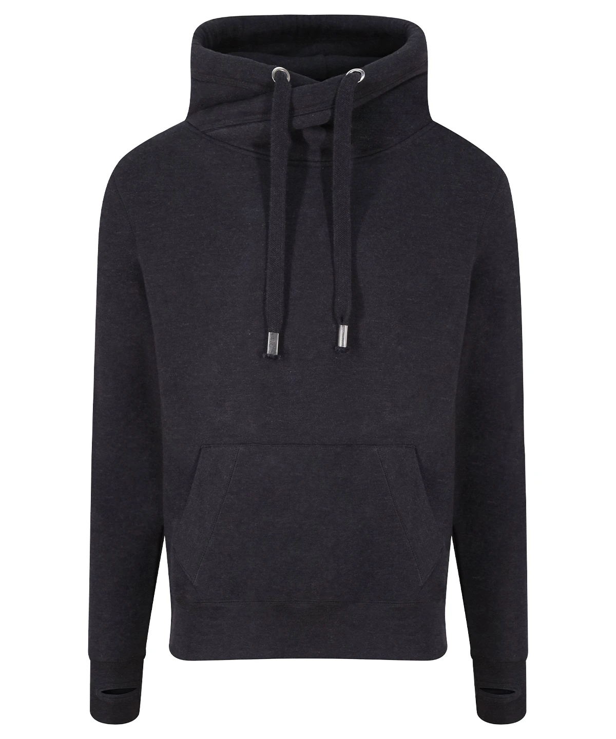 Just Hoods Cross neck hoodie