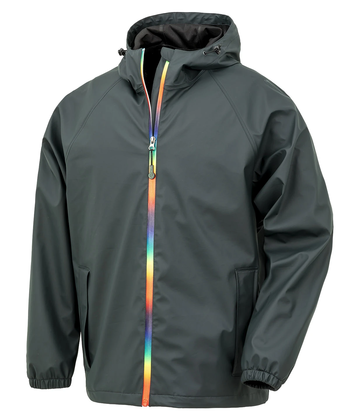 Result Recycled Prism PU waterproof jacket with recycled backing