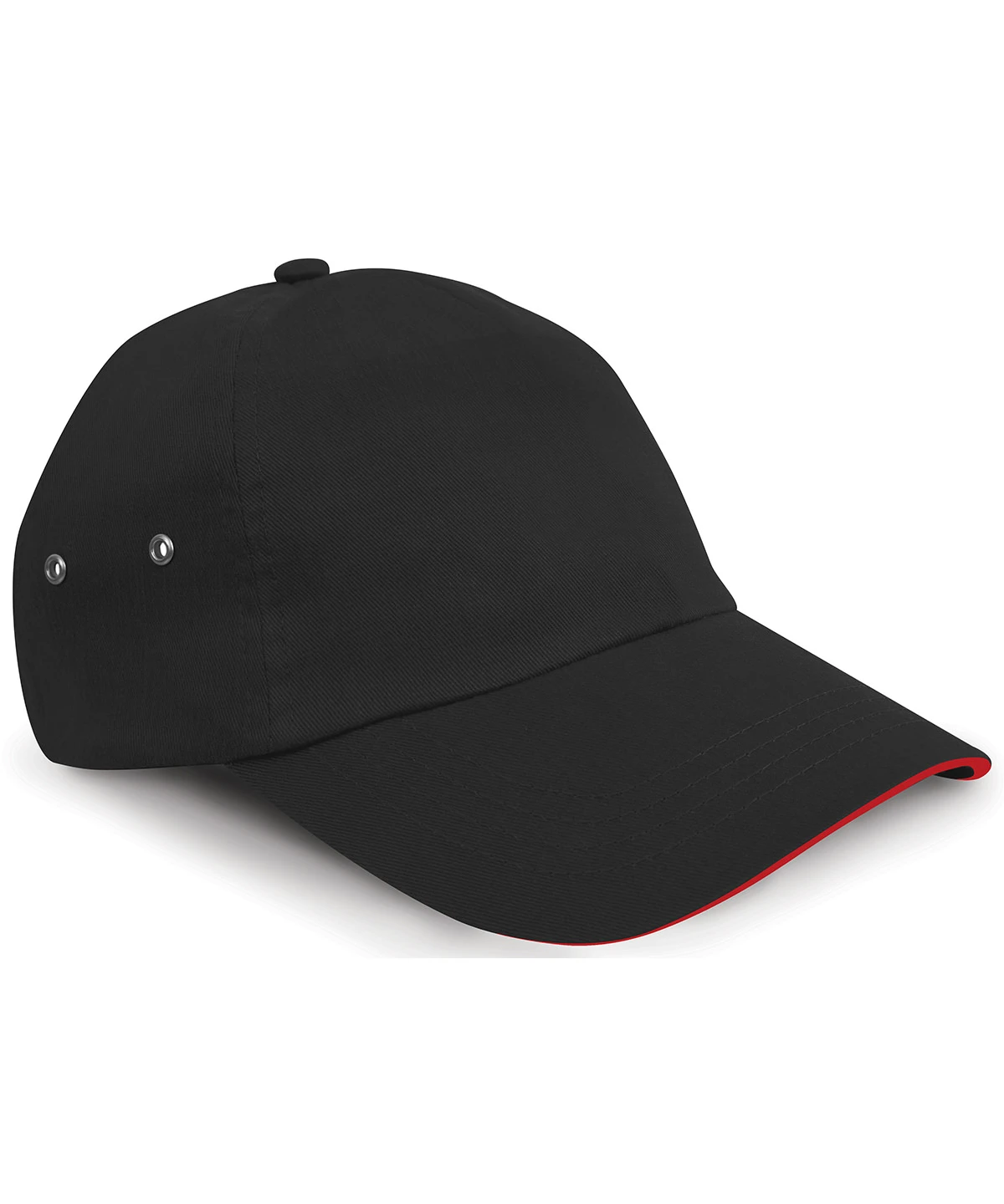 Result Headwear Printers plush cotton 5-panel cap