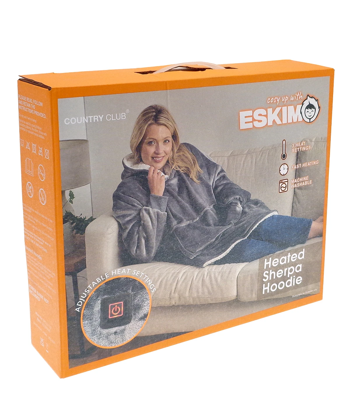 Ribbon Heated Eskimo blanket hoodie