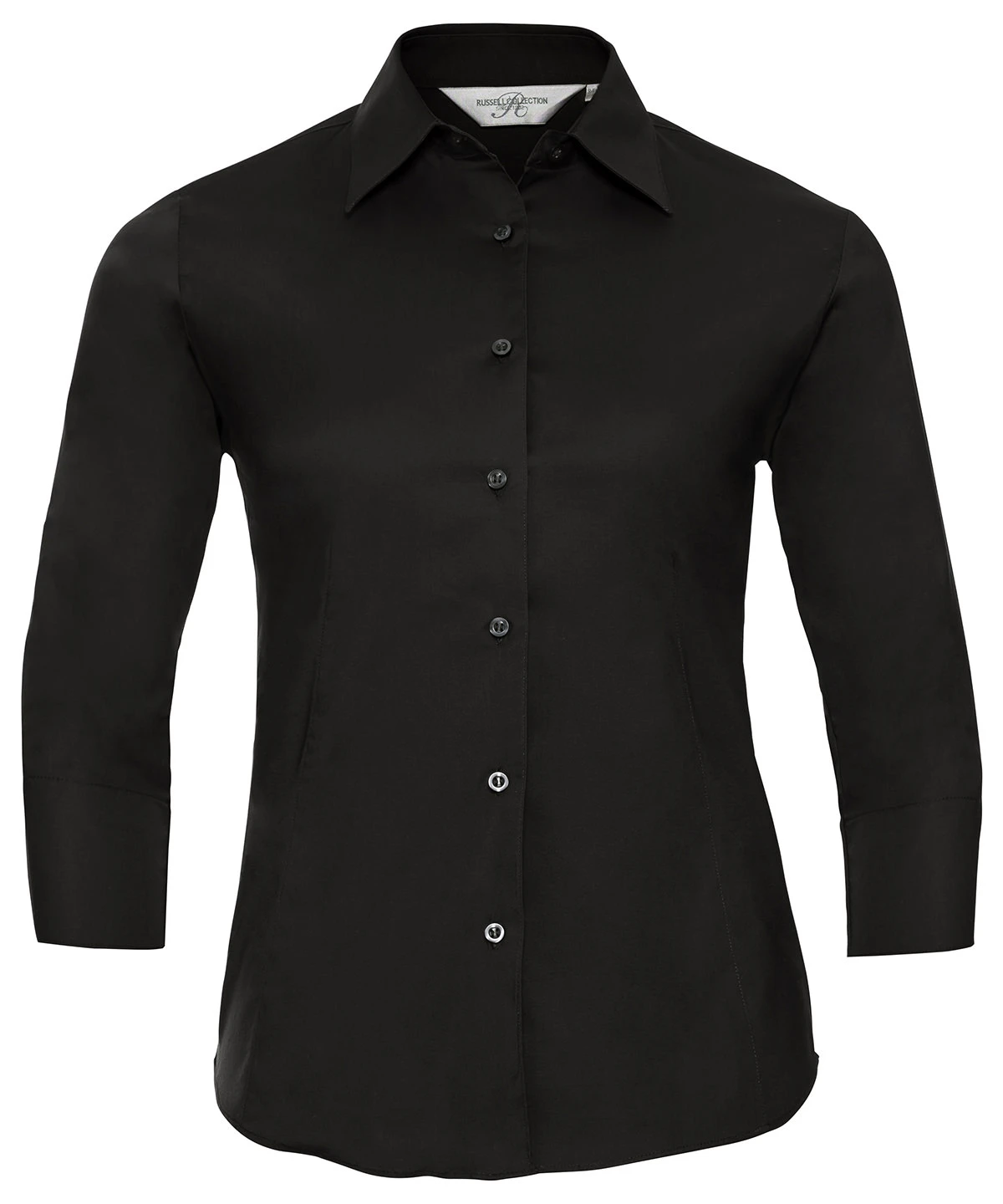 Russell Athletic Collection Women's ¾ sleeve easycare fitted shirt