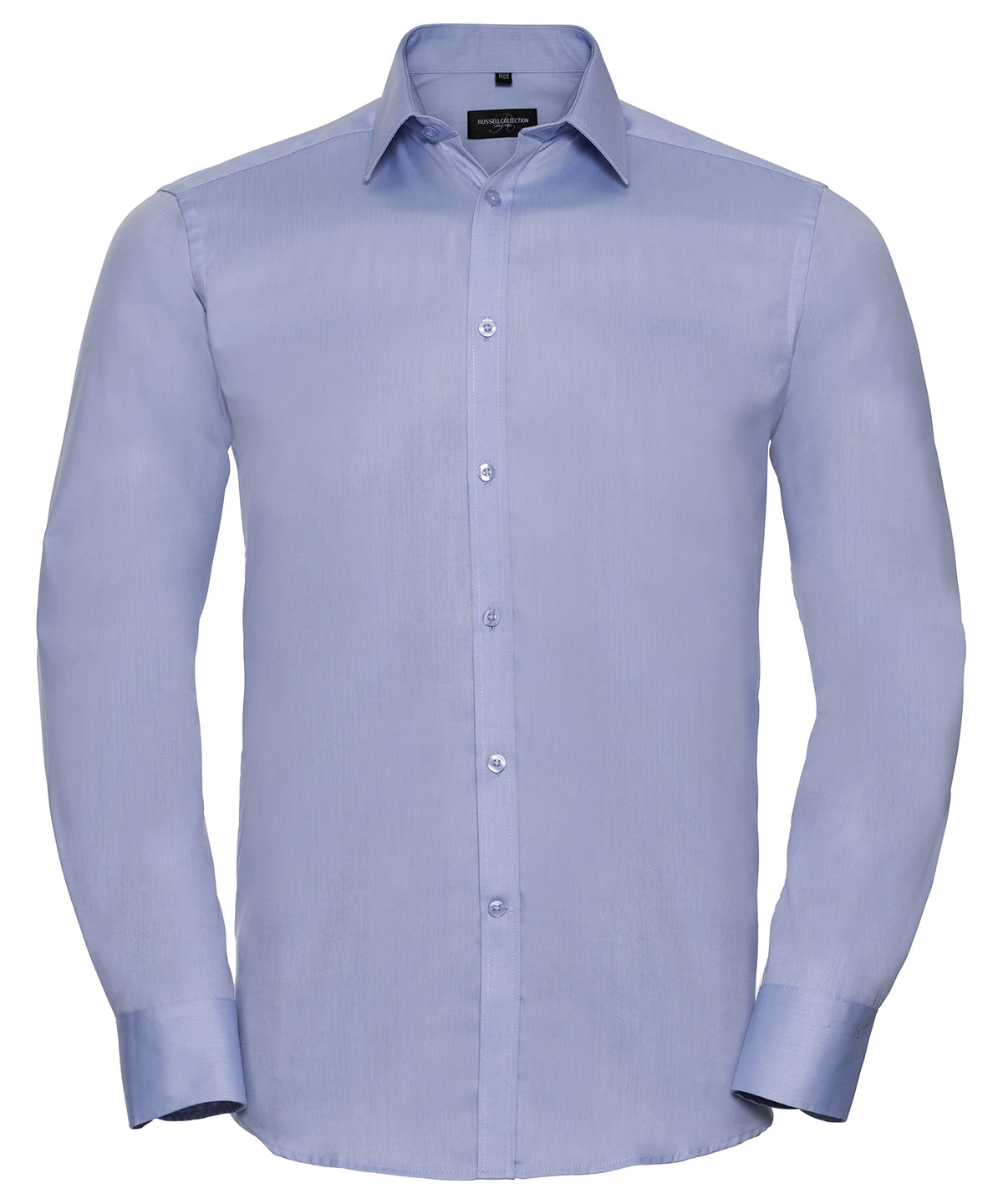 Russell Athletic Collection Long sleeve herringbone shirt