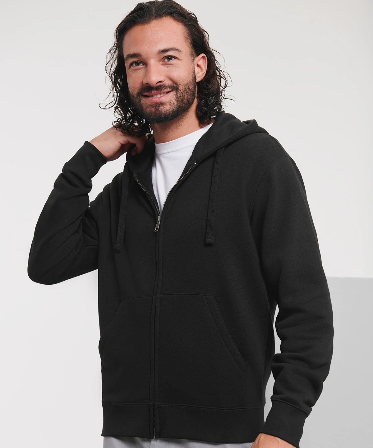 Russell Authentic zipped hooded sweat | MyWorkwear