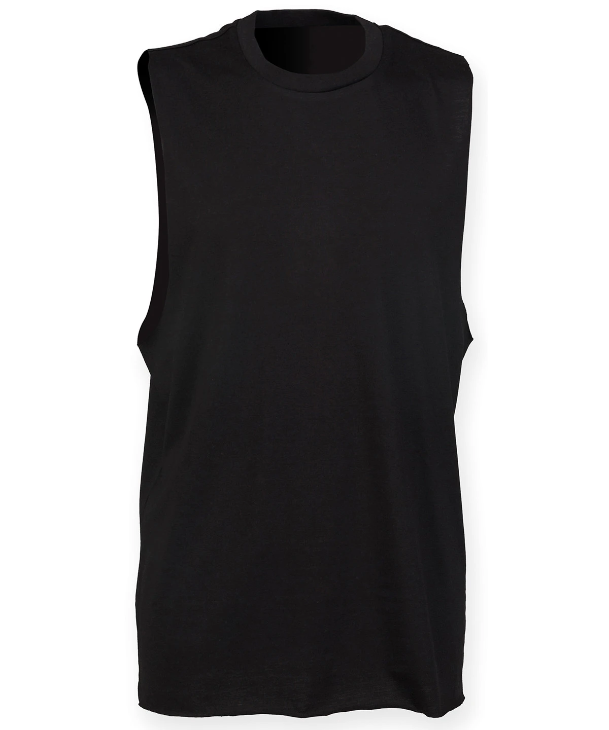 SF High neck slash armhole vest