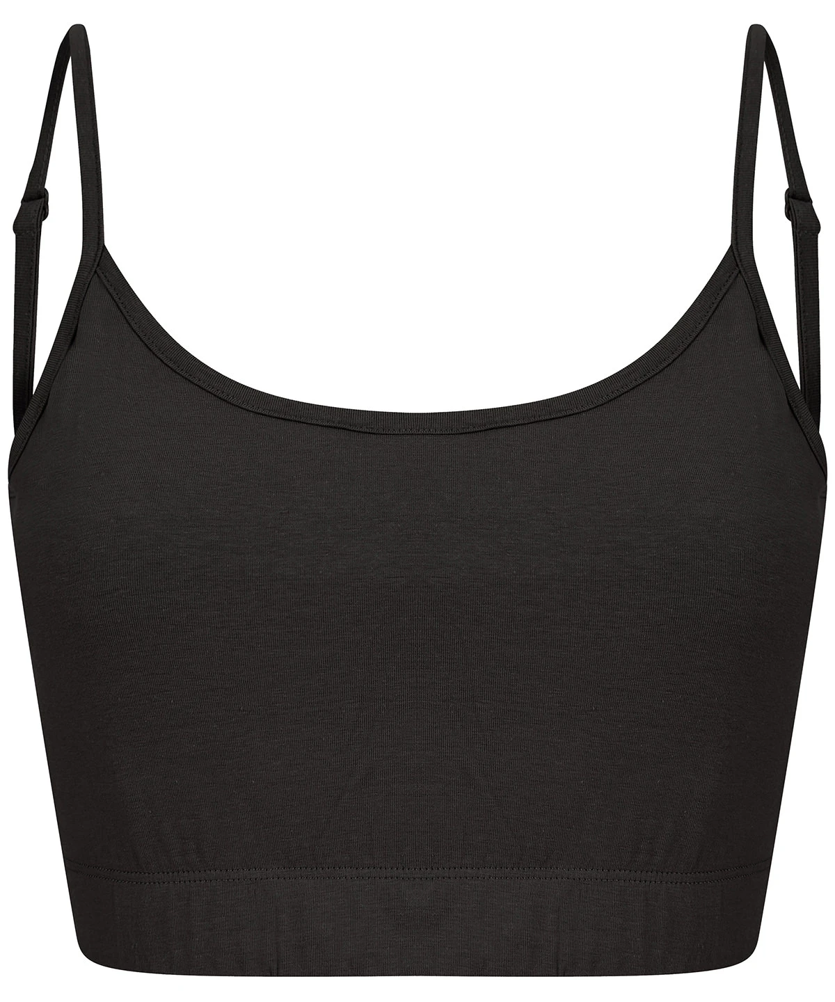 SF Women's sustainable fashion cropped cami top with adjustable straps