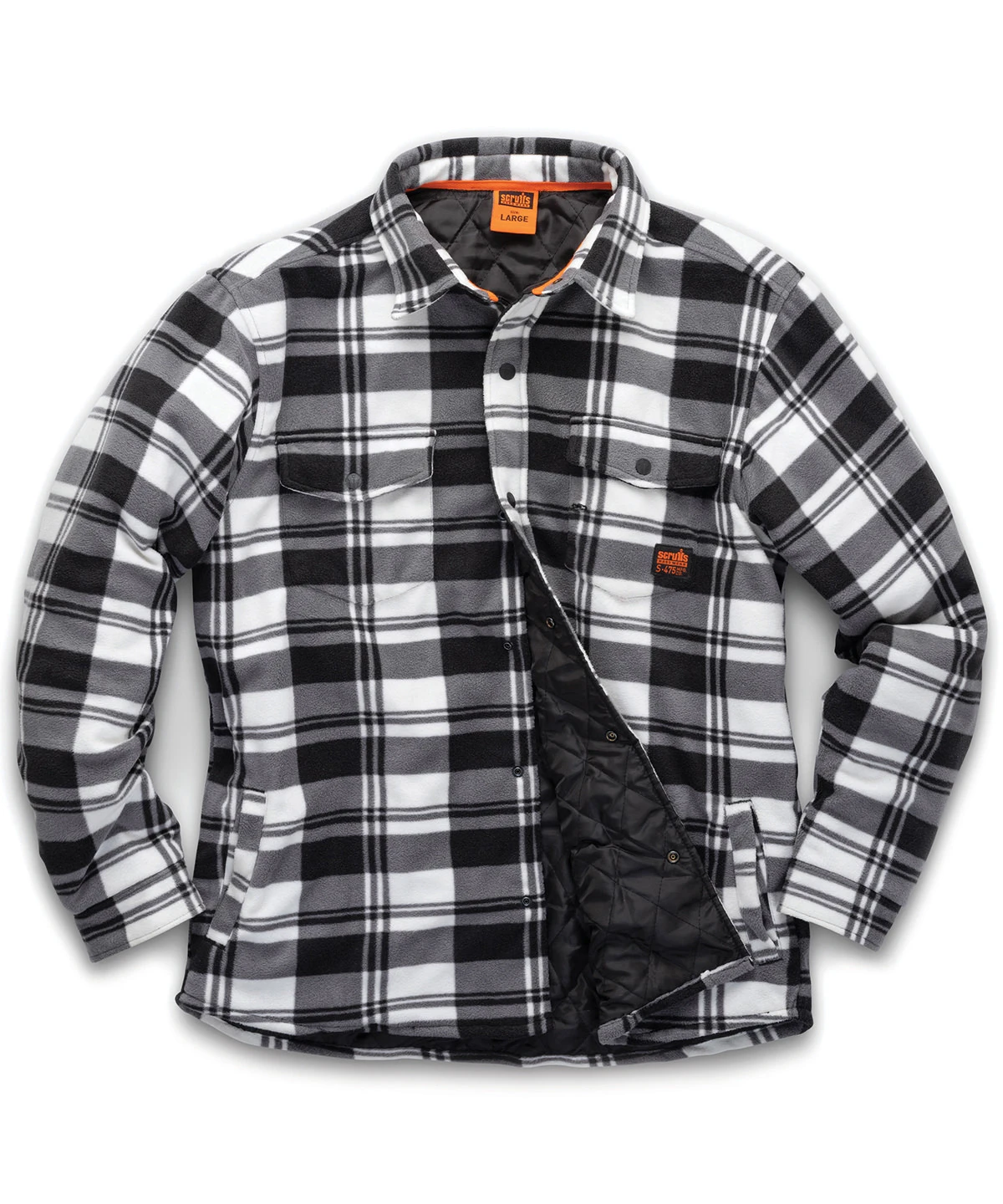 Scruffs Worker padded checked shirt