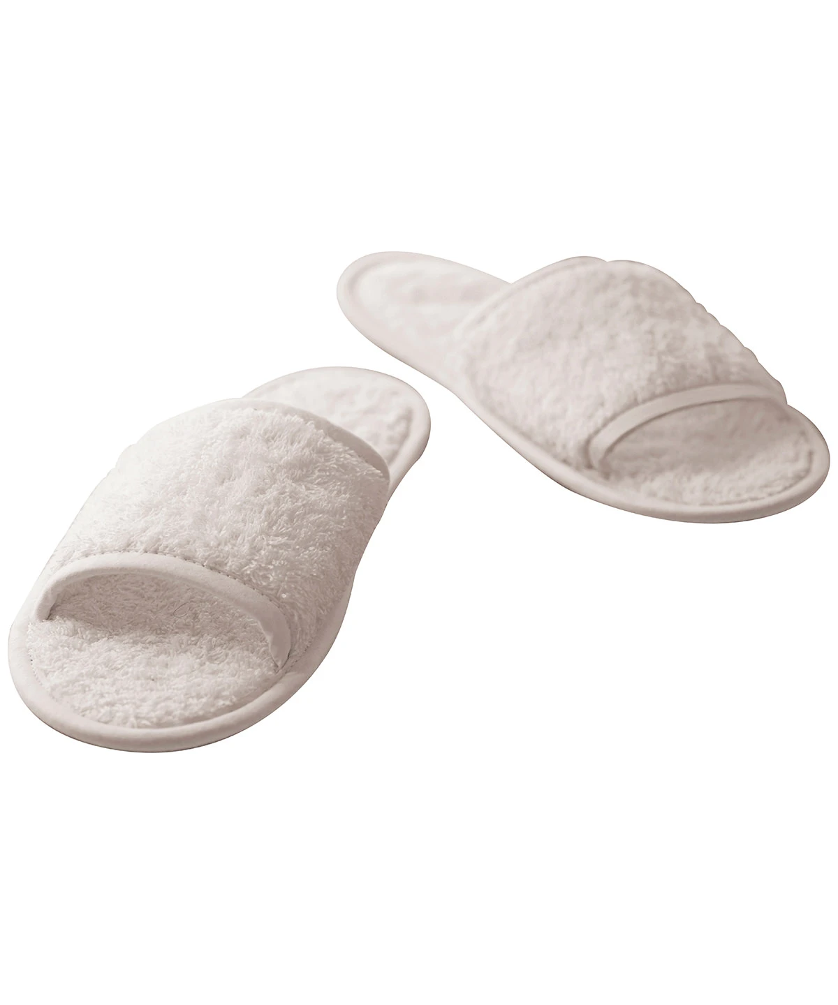 Towel City Classic terry slippers (open-toe)