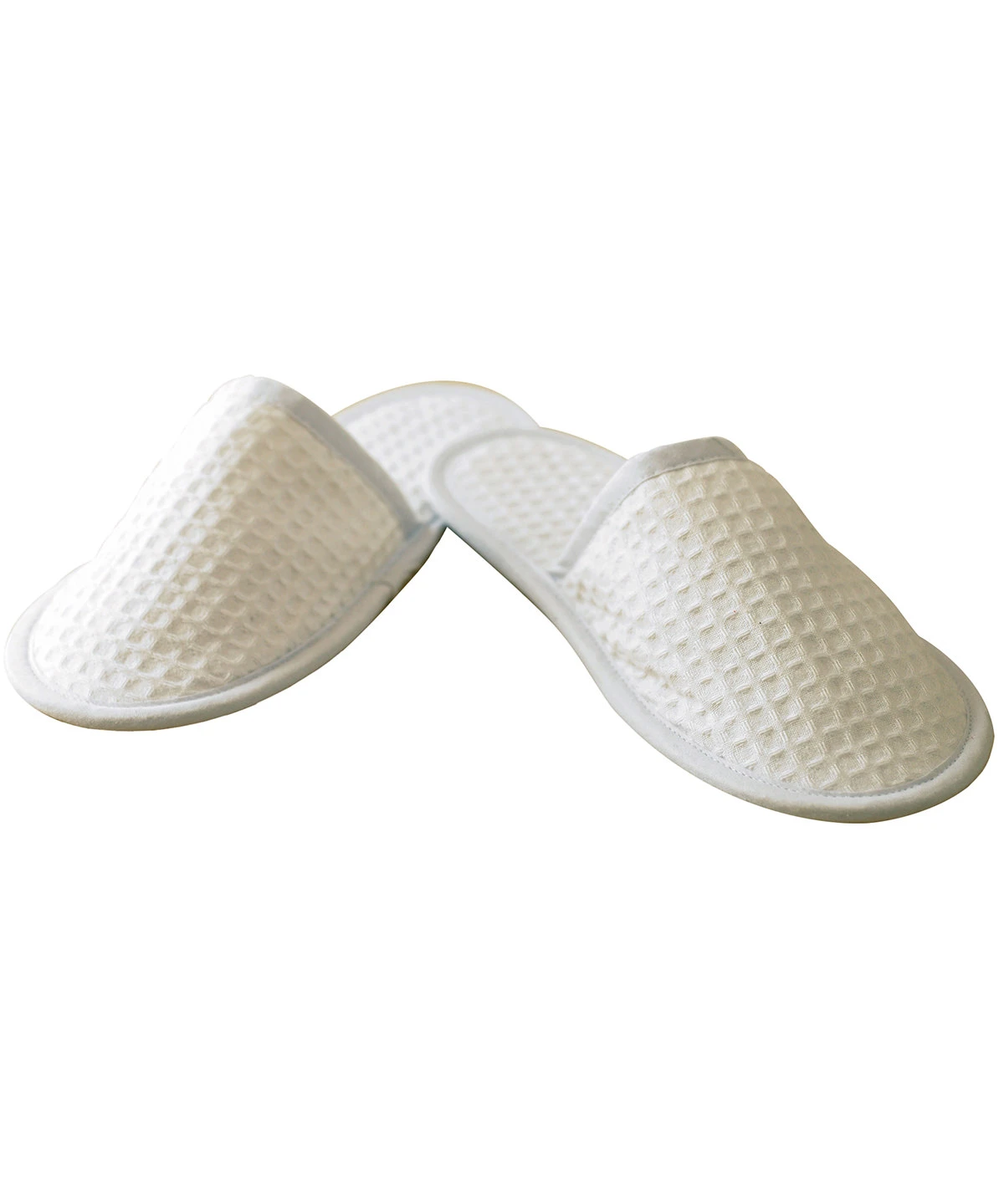 Towel City Waffle mule slippers