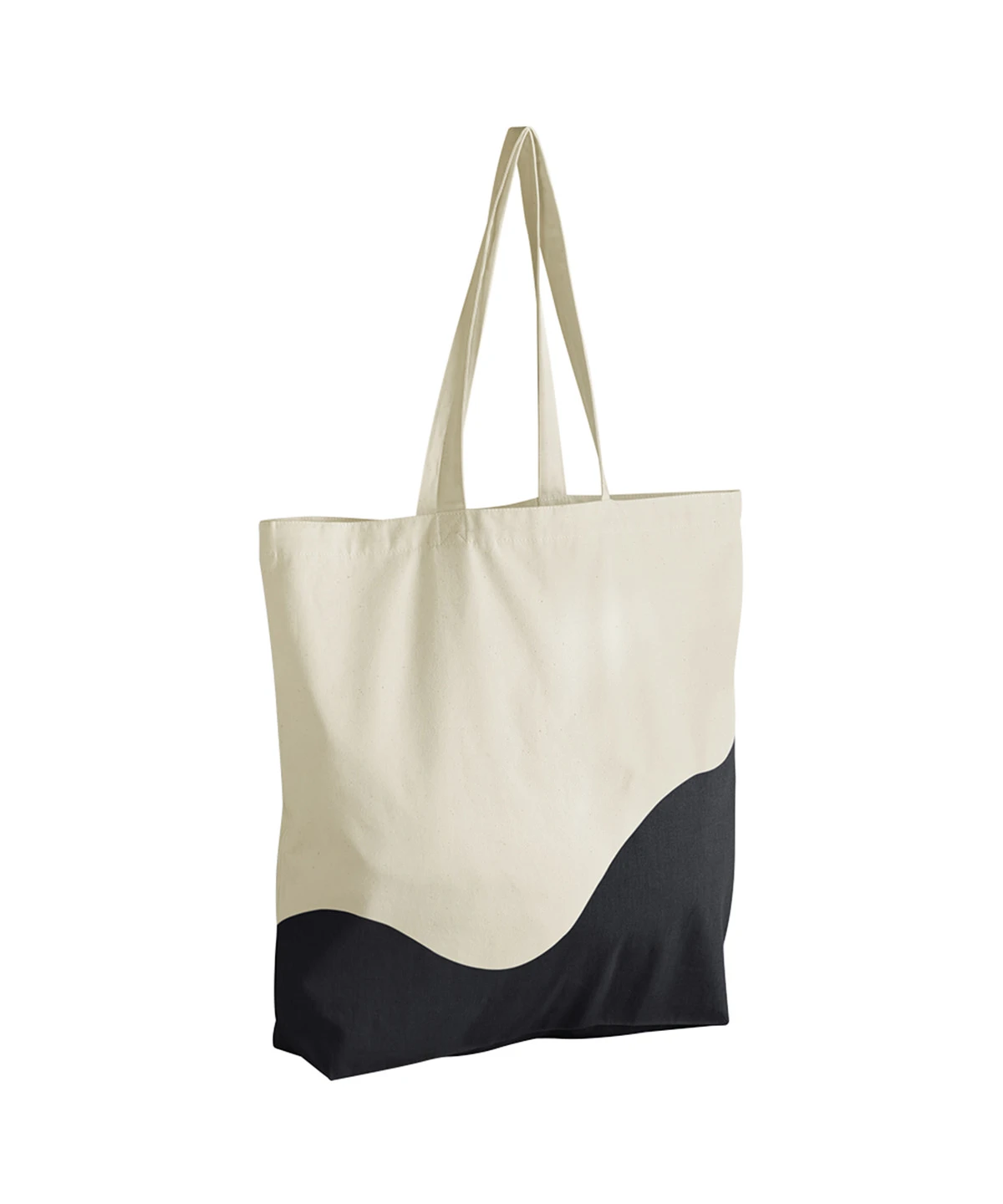 Westford Mill Organic cotton wave print maxi tote