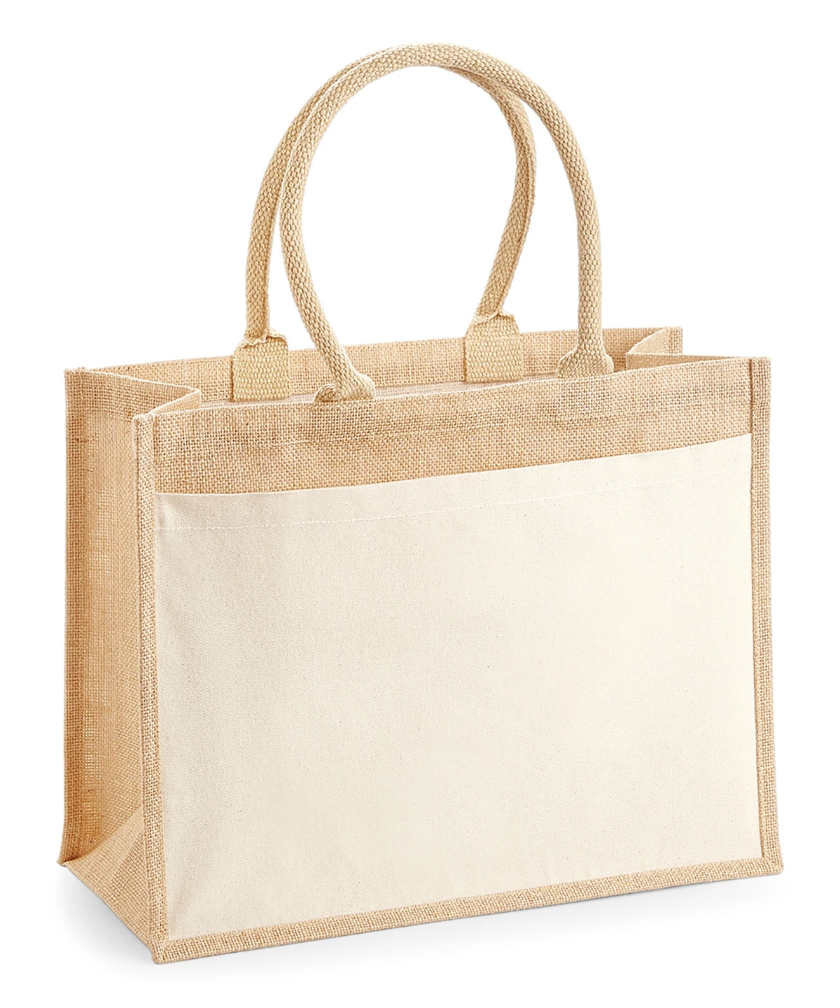 Westford Mill Cotton pocket jute shopper