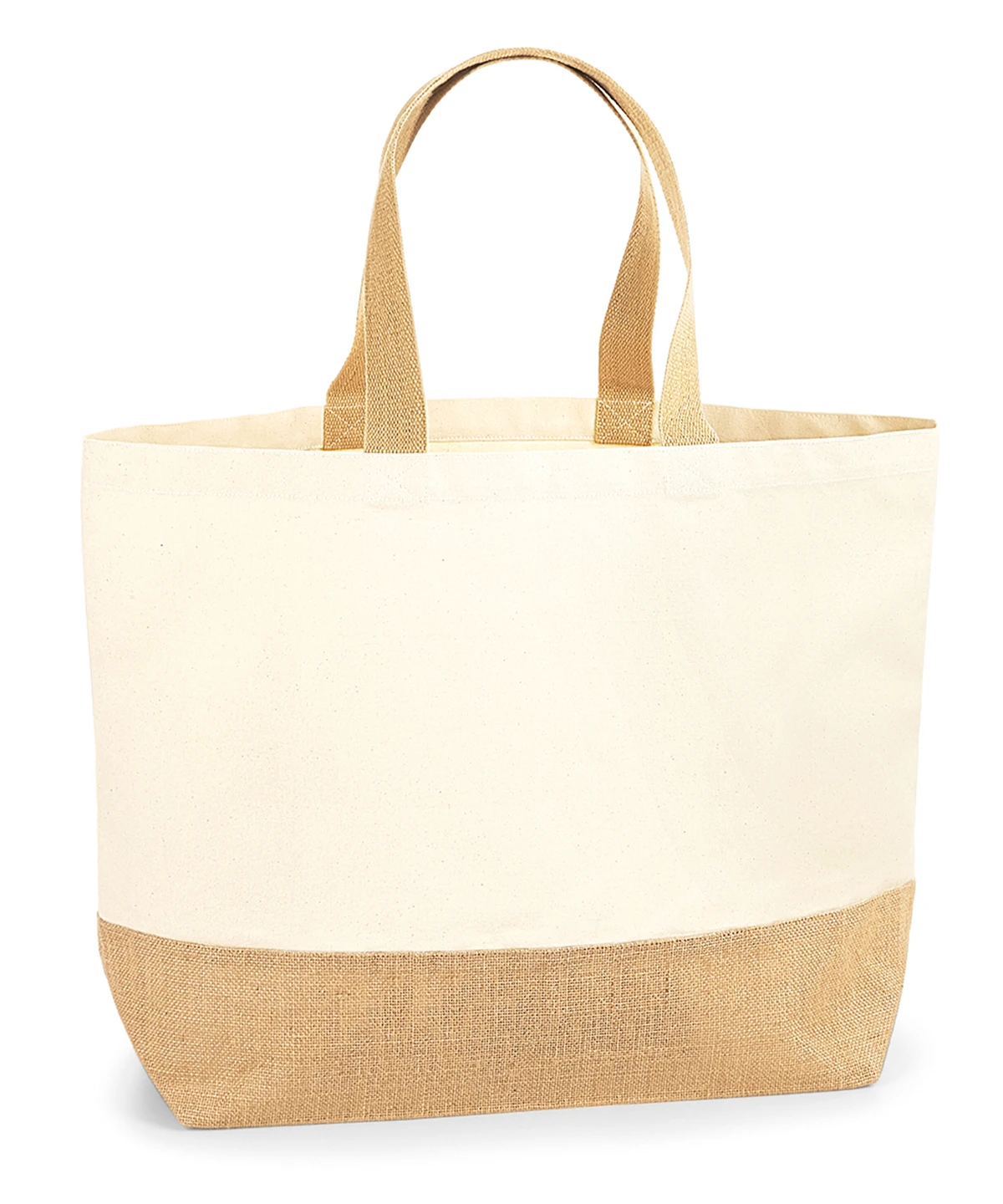 Westford Mill Jute base canvas tote XL