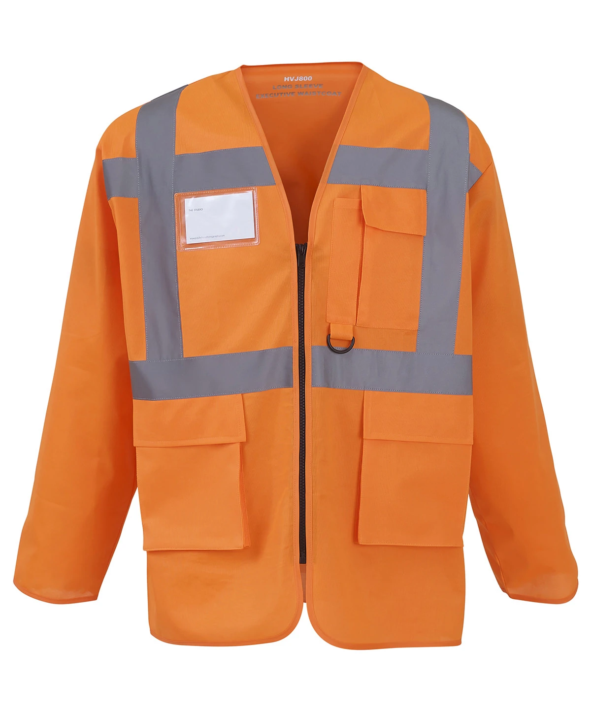 Yoko Hi-vis executive long sleeve waistcoat (HVJ800)