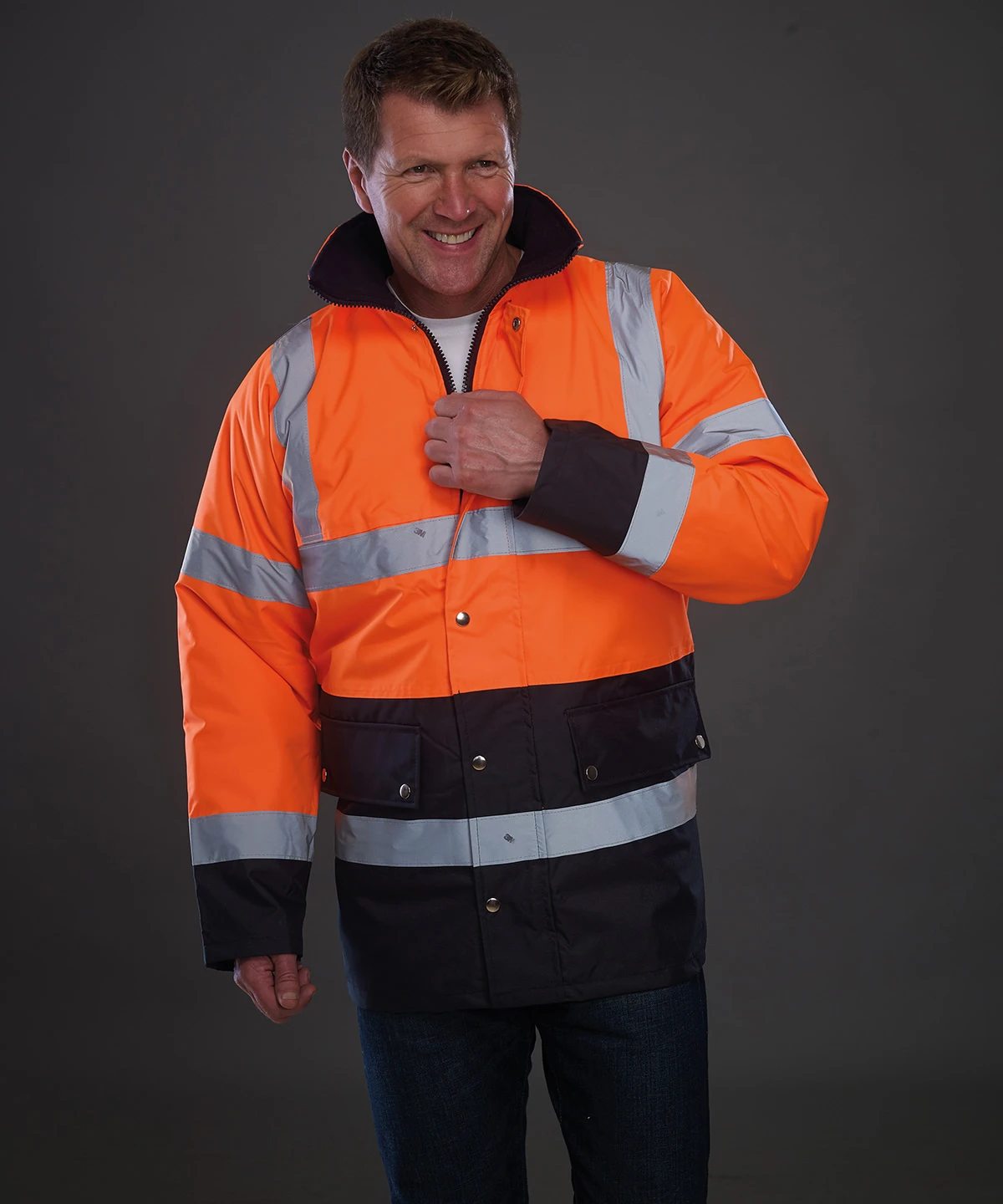 Yoko Hi-vis two-tone motorway jacket (HVP302) | MyWorkwear