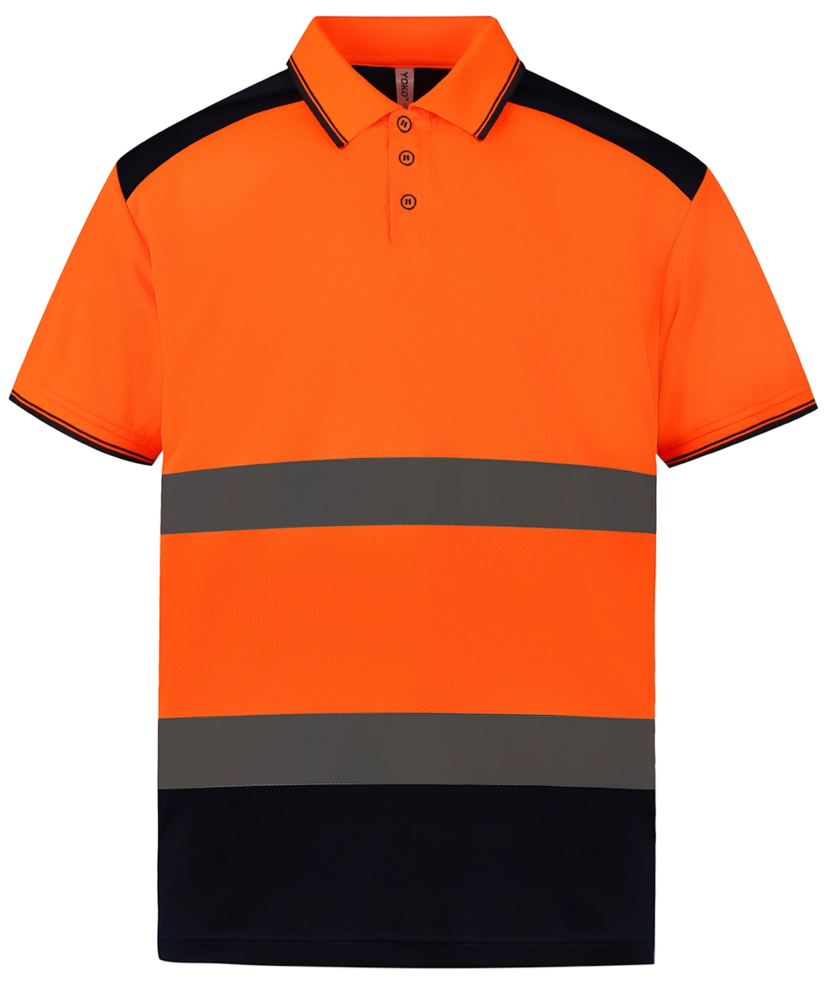 Yoko Hi-vis two-tone polo shirt (HVJ220)