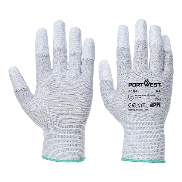 Portwest ESD 13 PU Fingertip Glove