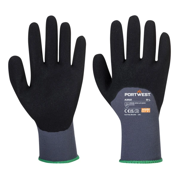 Portwest Grip 15 Nitrile Sandy 3/4 Palm Glove