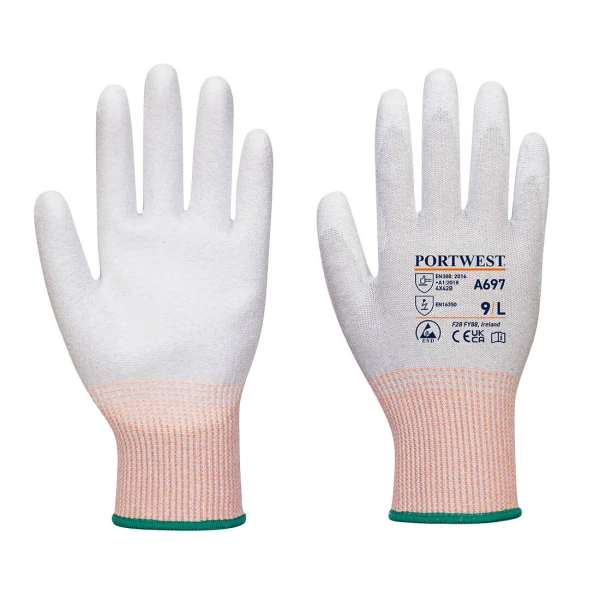 Portwest ESD Cut B13 PU Palm Glove (Pk12)