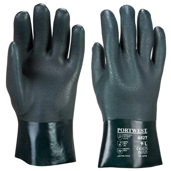 Portwest Chem 270 PVC Double Dipped Gauntlet