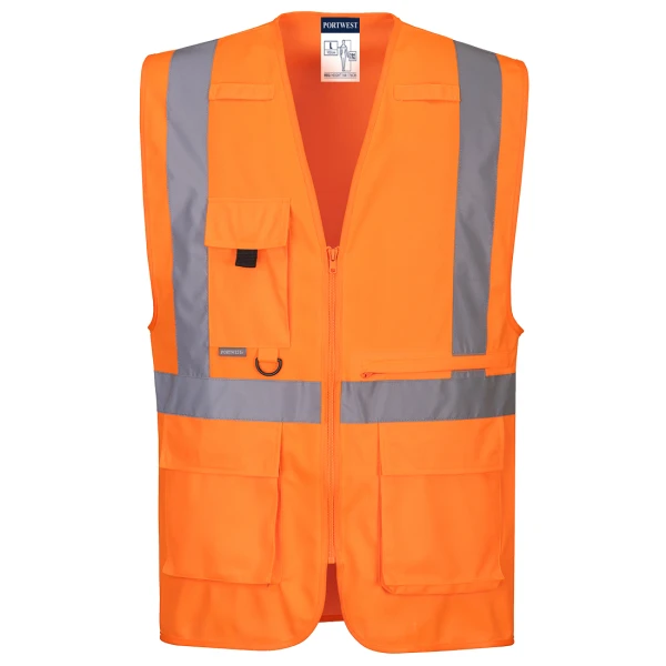 Portwest Hi-Vis Tablet Pocket Executive Vest
