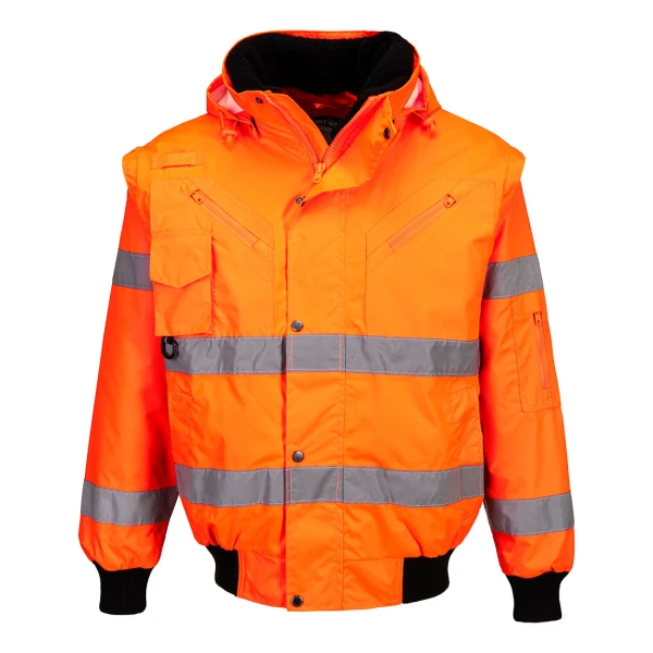 Portwest Hi-Vis 3-in-1 Bomber Jacket