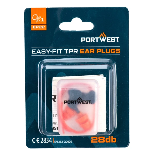 Portwest Easy Fit TPR Corded (1 Pair)