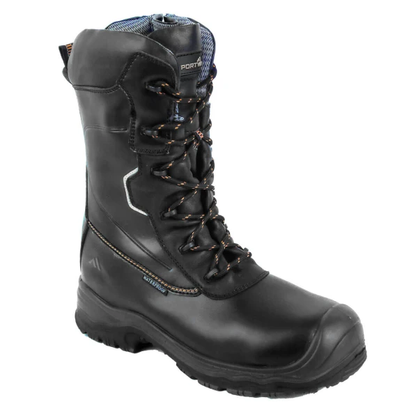 Portwest Composite Leather Traction Boot 10" S7L ESD HRO CI FO
