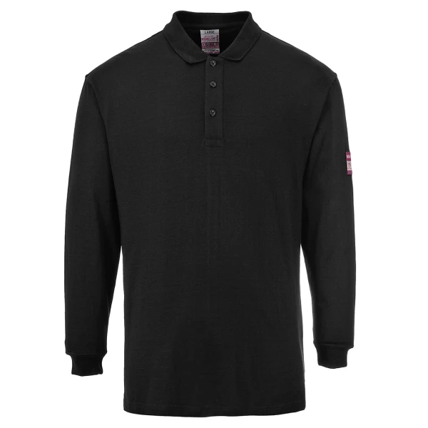 Portwest Modaflame Knit FR Long Sleeve Polo Shirt