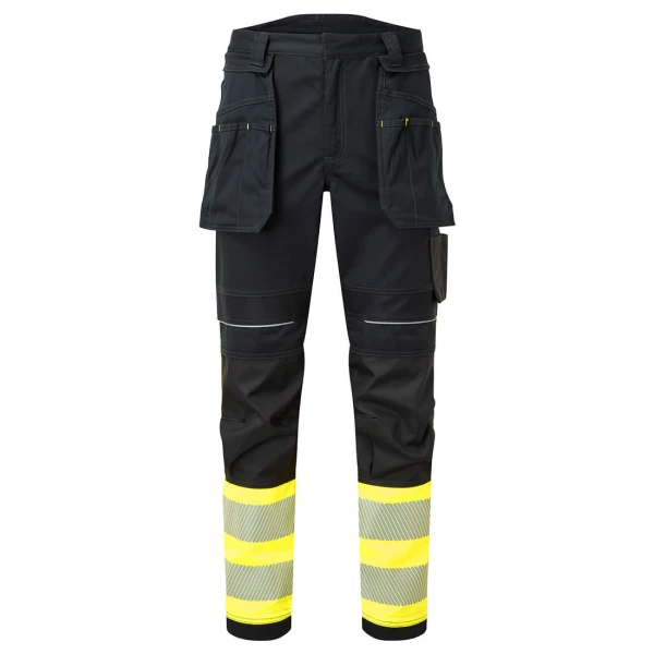 Portwest PW3 Modaflame Work Hi-Vis Class 1 FR Holster Trousers