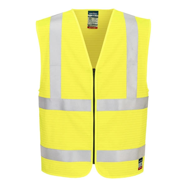 Portwest Bizflame Hi-Vis FR Zip Vest
